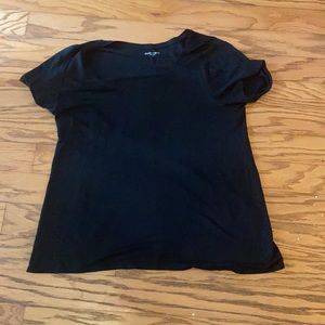 Eileen Fisher Women’s Black Short-Sleeve Top Shirt M